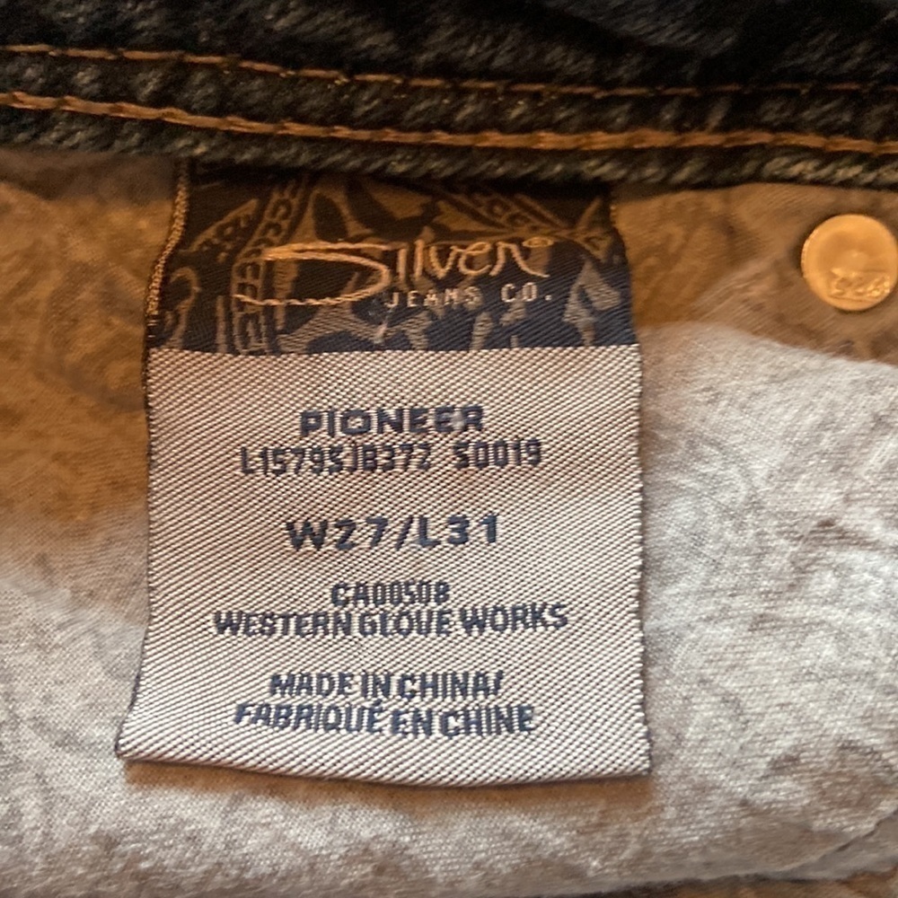 Womens Silver Jeans Co. Pioneer Jeans in Size 27x31 [LIKE NEW] - Picture 6 of 8